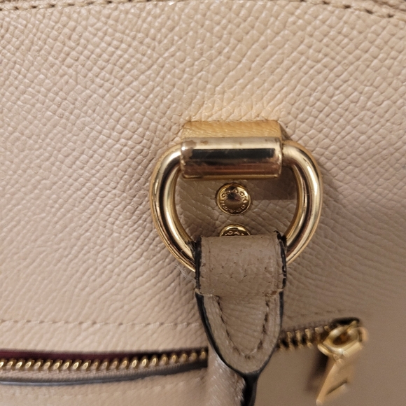 Coach Crossgrain Leather Katy Satchel 2553 With Matching Wallet EUC (Mauve) - Picture 11 of 16